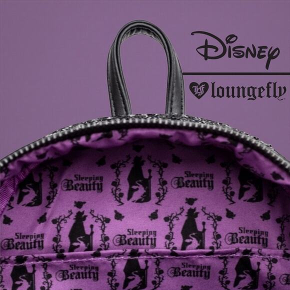Loungefly Disney Maleficent Sequin Mini
Backpack NWT! - Picture 6 of 6